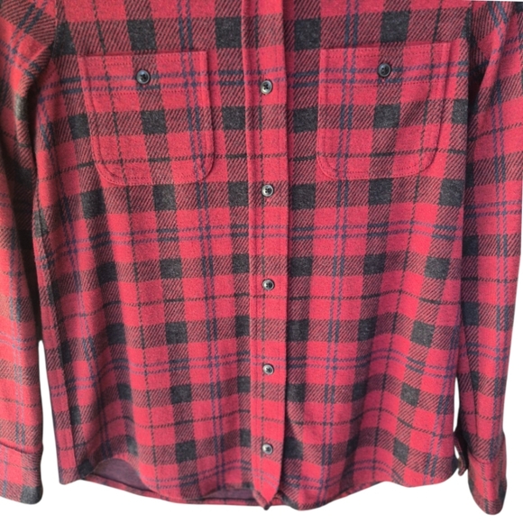 Faherty Legend Sweater Shirt Cherry Creek Plaid Size XS - Picture 6 of 15